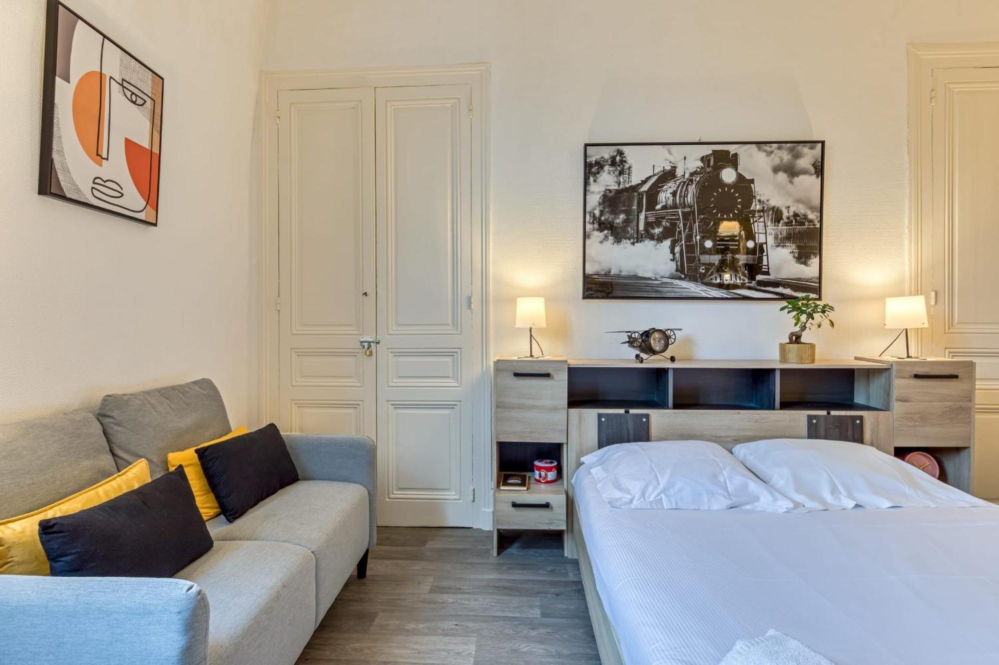 Gary Joli F2 Au Pied De La Gare De Rouen Apartment Luaran gambar