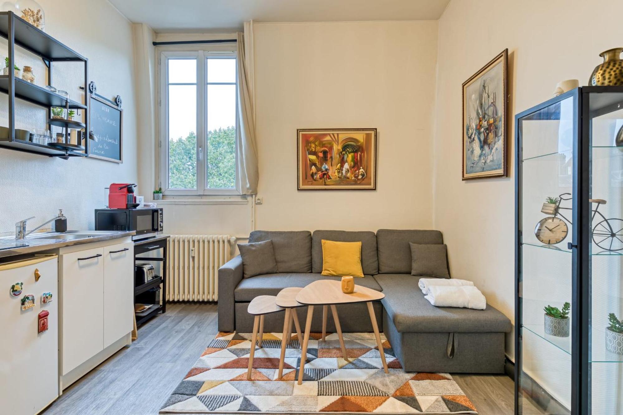 Gary Joli F2 Au Pied De La Gare De Rouen Apartment Luaran gambar