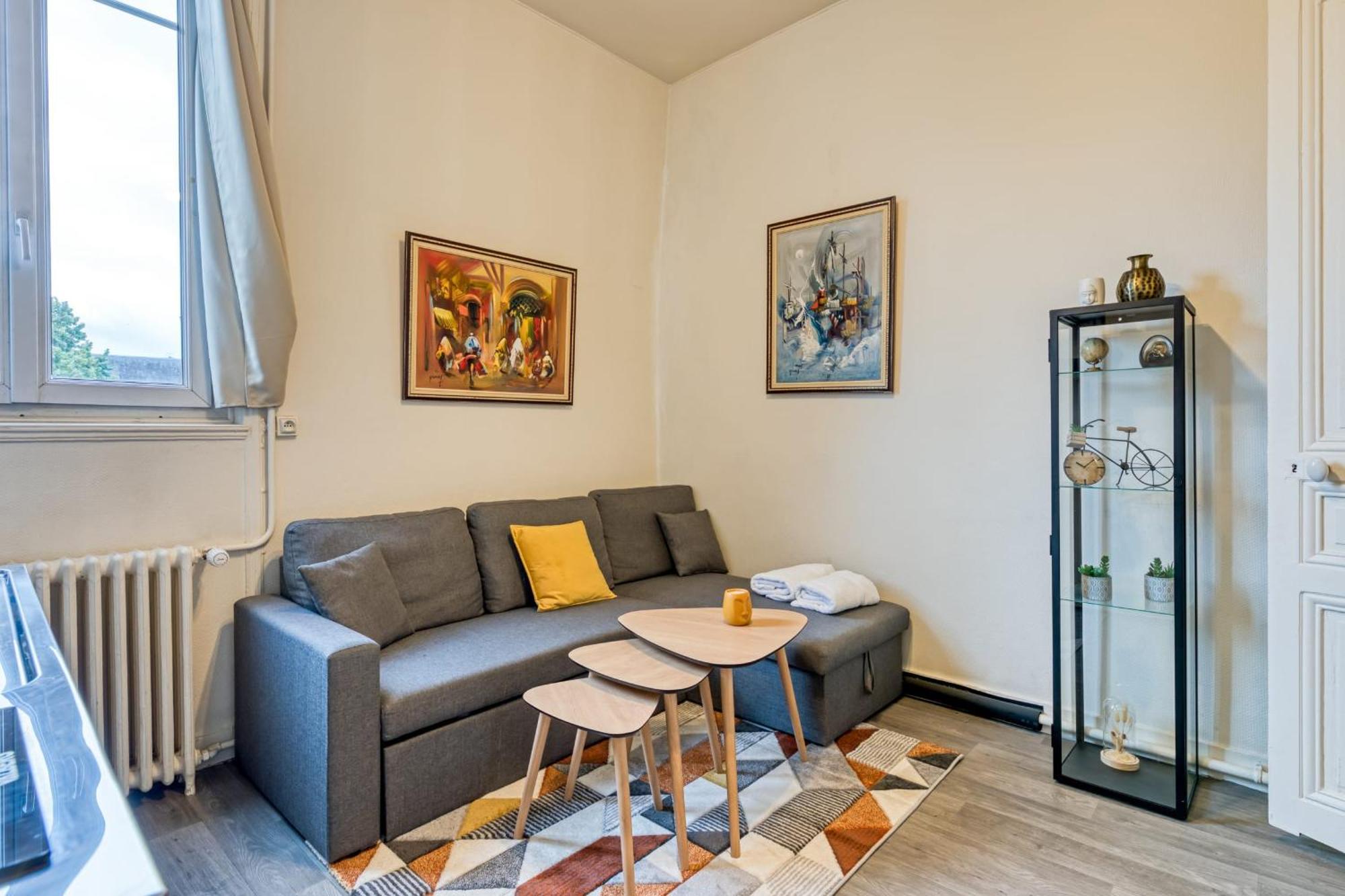 Gary Joli F2 Au Pied De La Gare De Rouen Apartment Luaran gambar