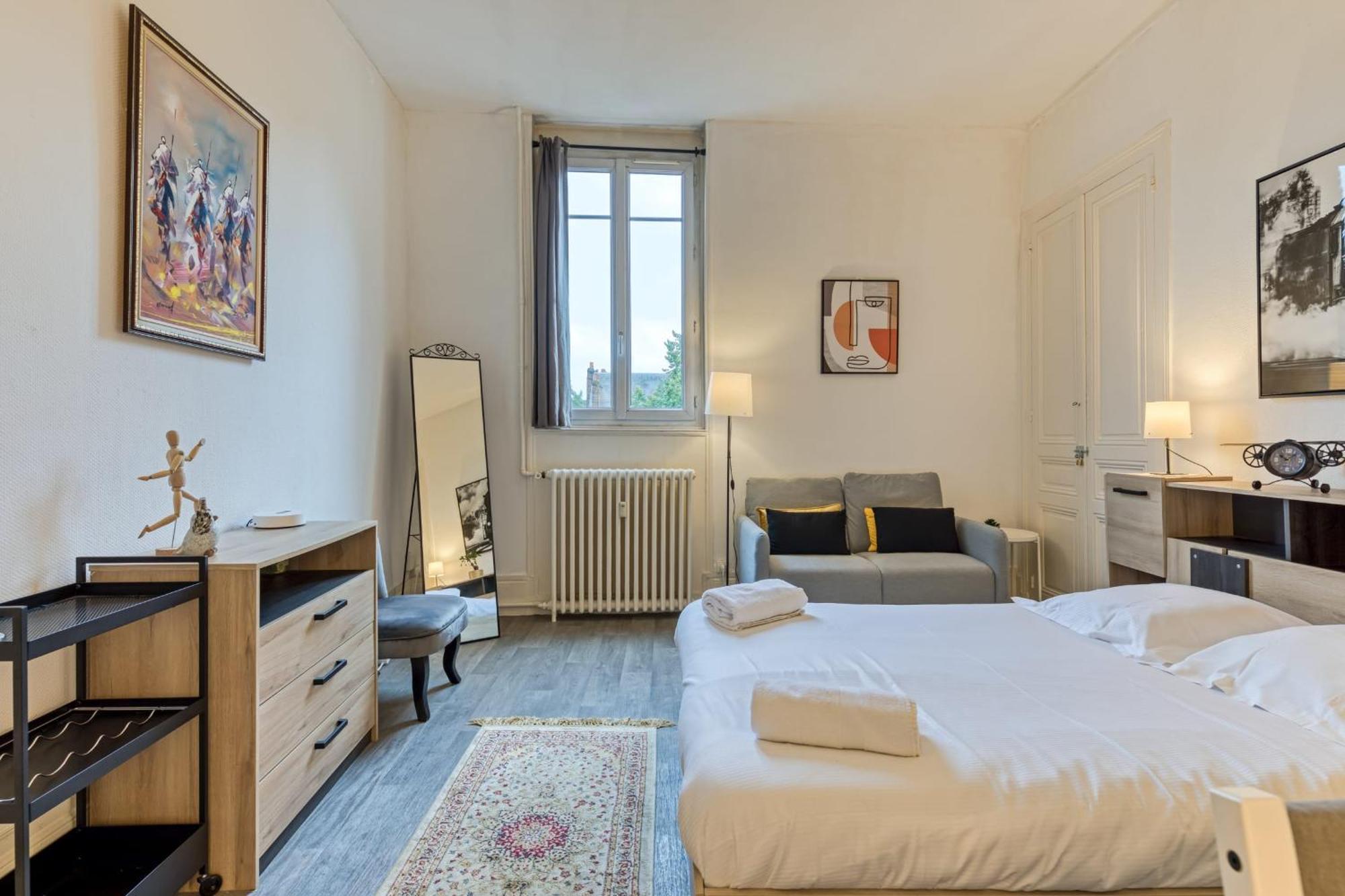 Gary Joli F2 Au Pied De La Gare De Rouen Apartment Luaran gambar